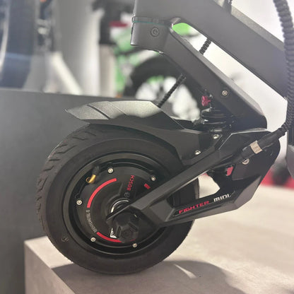 Electric Scooter Teverun Fighter Mini Pro 2025 features a powerful Bosch motor, durable tires, and sleek design.