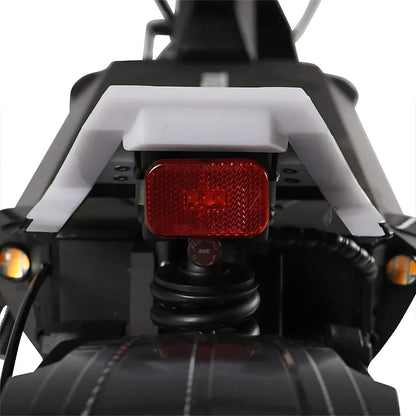 Electric Scooter Teverun Fighter 11 Plus features a rear red reflector for enhanced visibility and safety.