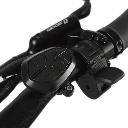 Electric Scooter Teverun Fighter 11 Plus features a sleek handlebar with a multifunction control panel for easy navigation.