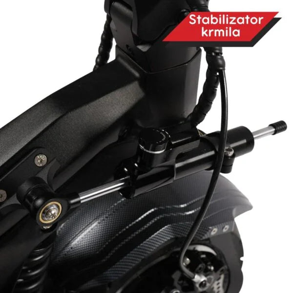Electric scooter Teverun Fighter 11+ 2024 – steering damper detail