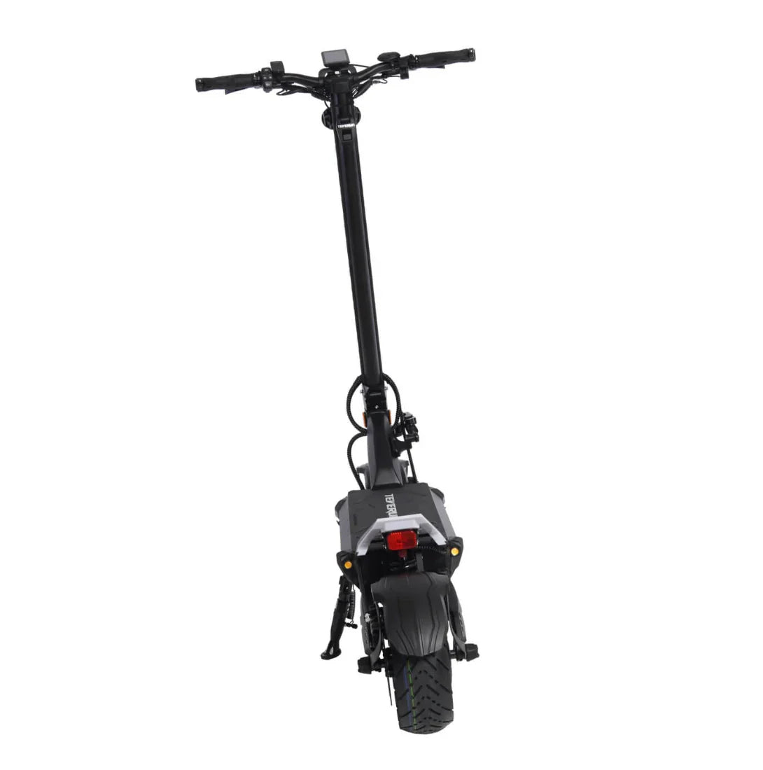 Electric scooter Teverun Fighter 11+ 2024 – rear view with kickstand
