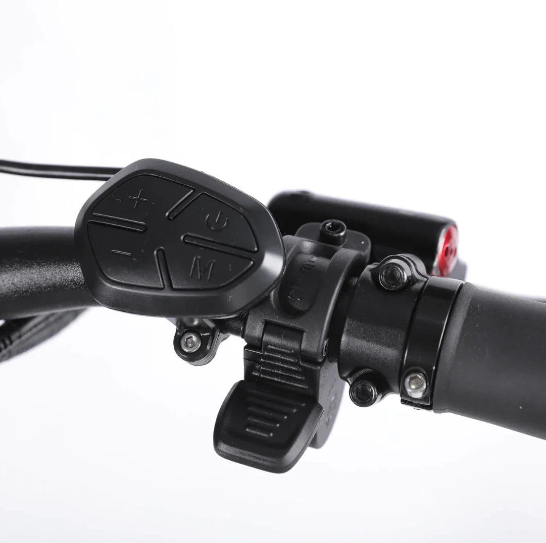 Electric scooter Teverun Fighter 11+ 2024 – right handlebar controls close-up