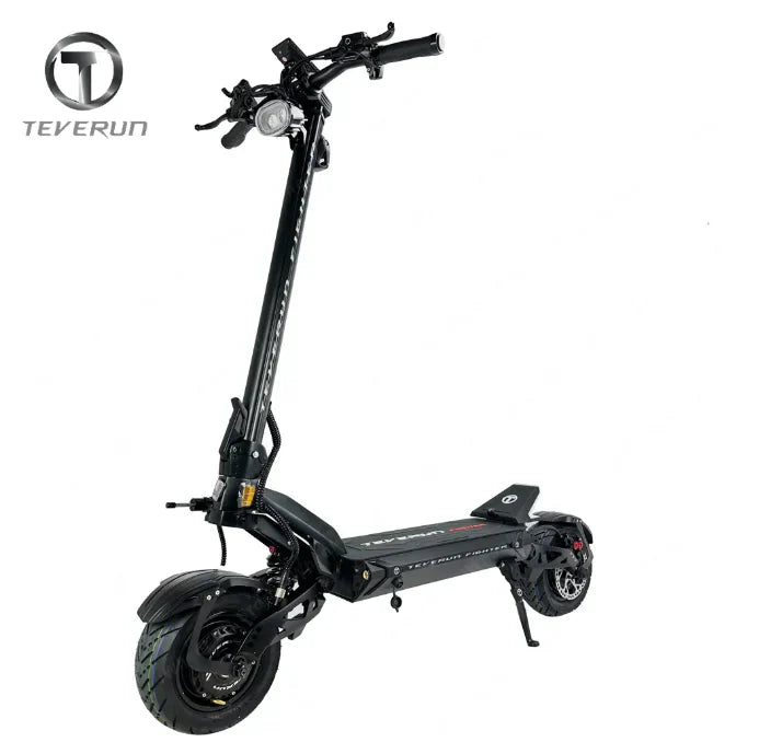 Electric scooter Teverun Fighter 11+ 2024 – front three-quarter view