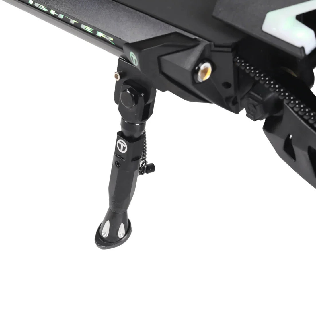 Electric scooter Teverun Fighter 11+ 2024 – kickstand and deck underside
