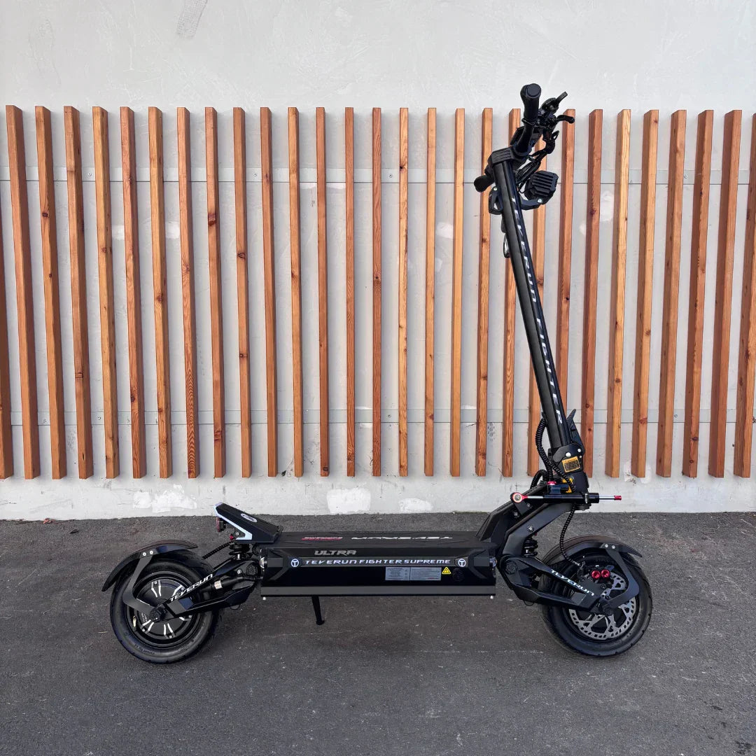 Electric scooter Teverun Fighter SUPREME 7260 Ultra 2026 – side view, unfolded