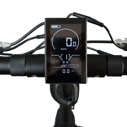 Electric Scooter Hiley Tiger 8 Gtr V4 features a modern display panel showing speed, trip distance, and battery level.