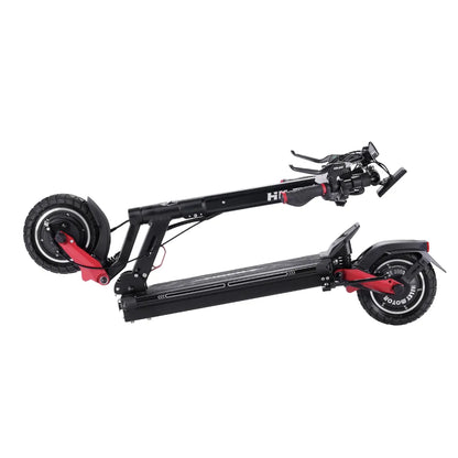 Electric Scooter Hiley Tiger 8 Gtr V4 features a sleek, foldable design with robust tires and handlebars for comfort.