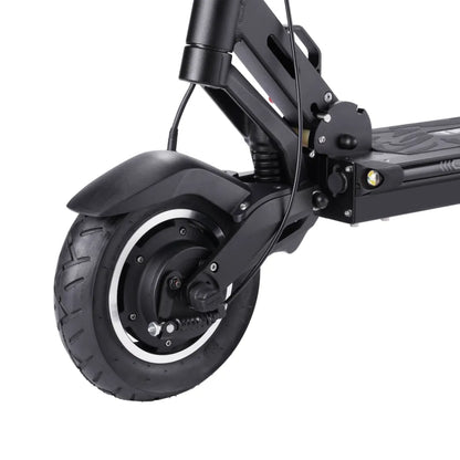 Electric Scooter Hiley Tiger Max features a robust front wheel with advanced suspension and durable tire.