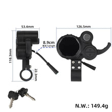 ULP7453.1 – Display with throttle and key switch for KuKirin M4 Max – view 2