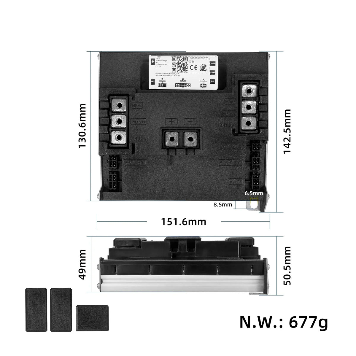 ULP9391.1 – G2UT 48 V controller for KuKirin G2 Ultra (2025) – view 2