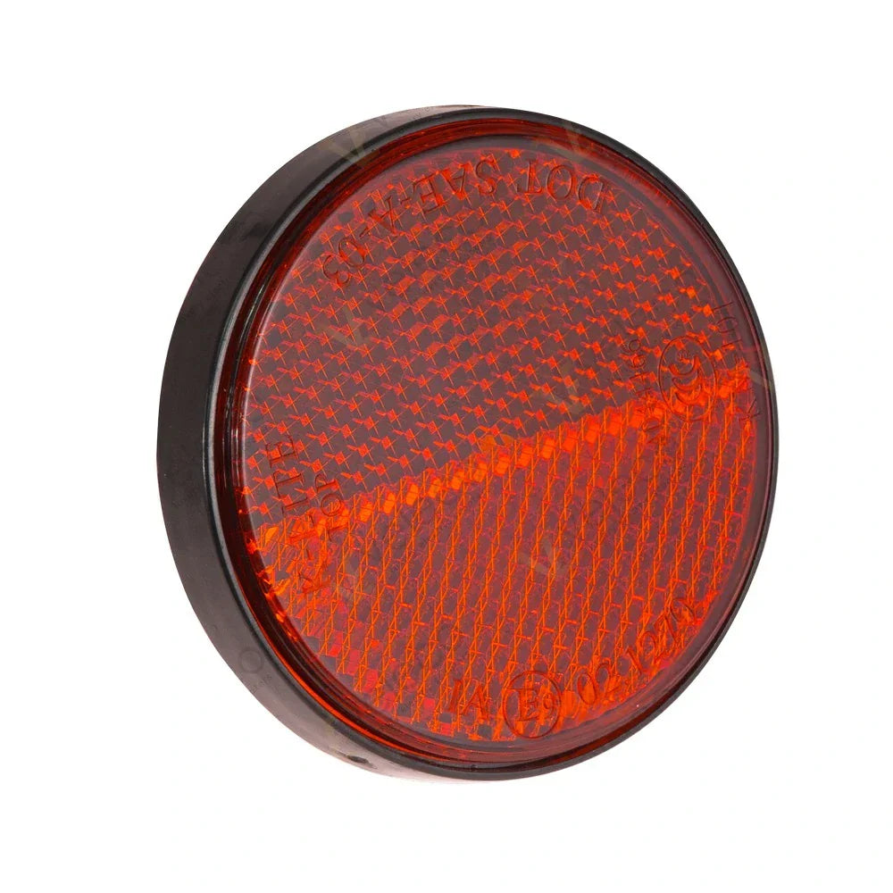 Red universal reflector – red circular reflector