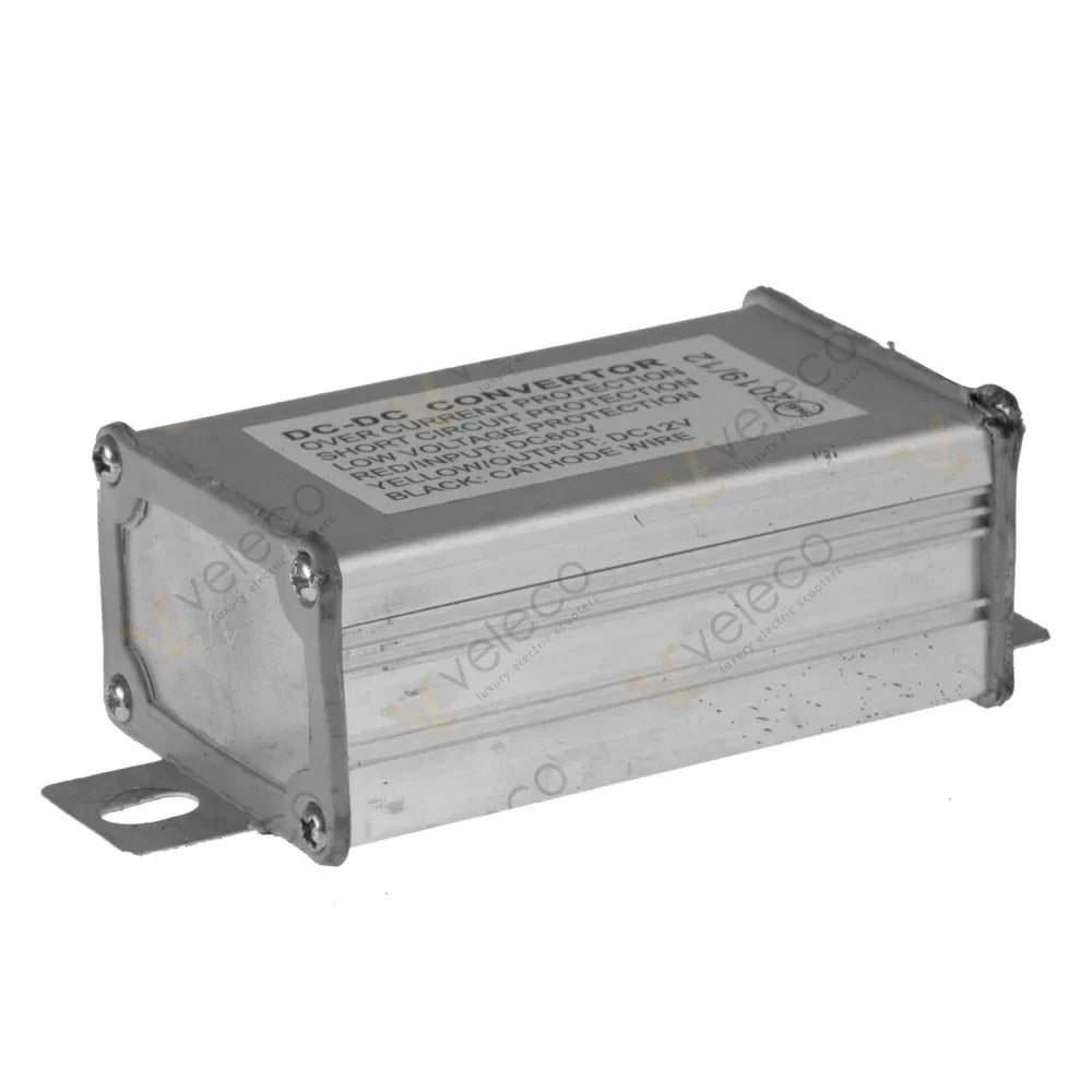 Universal 60V Converter – silver rectangular converter box