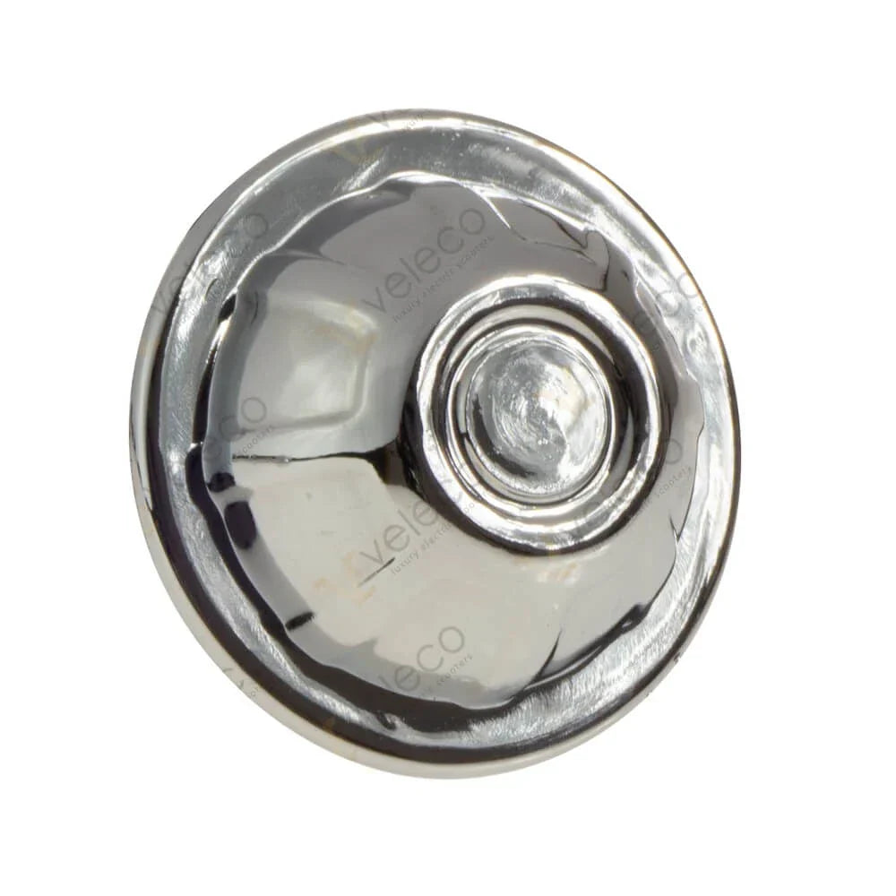 Universal Rear Wheel Bolt Cover – chrome circular cover