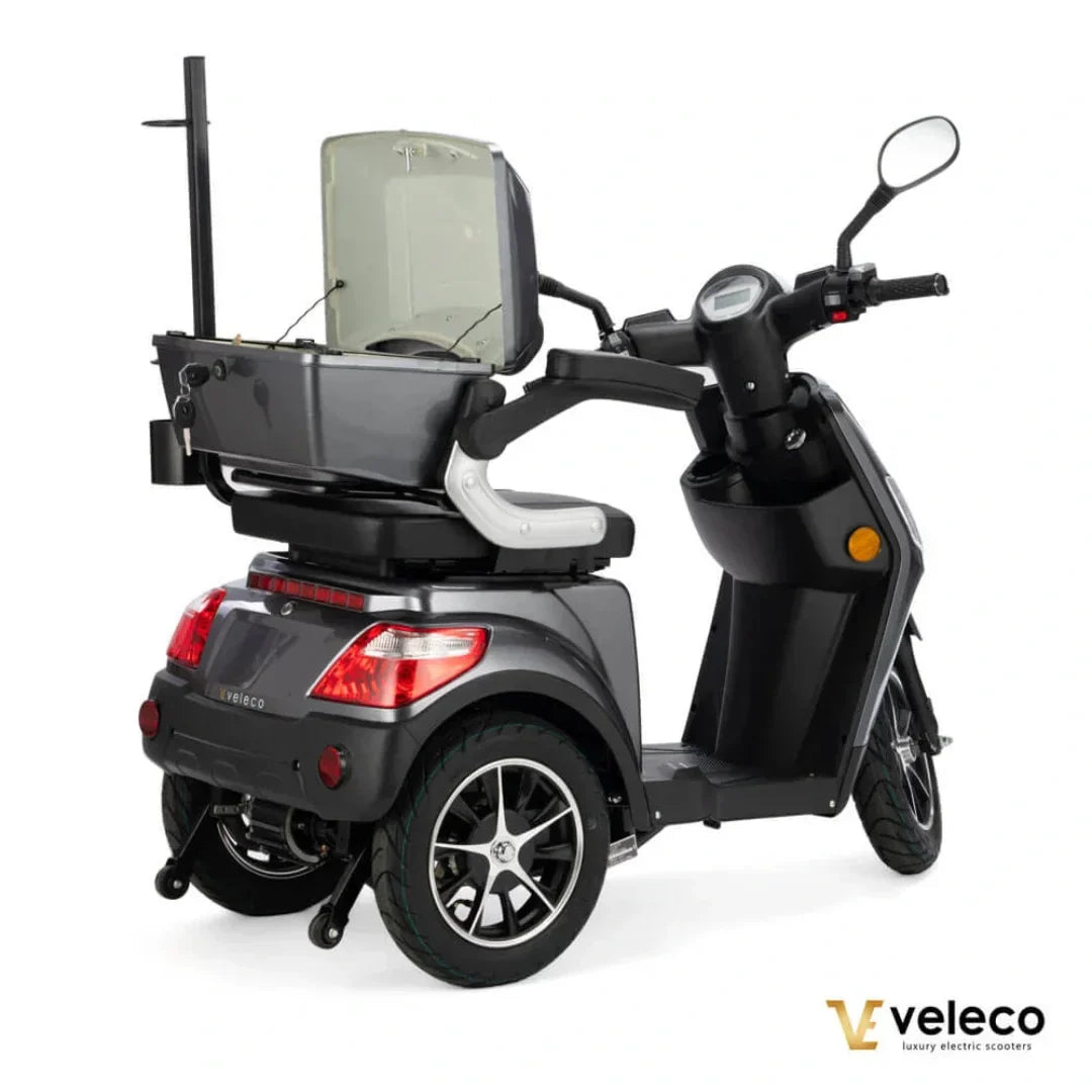 Veleco Draco – grey colour variant, rear three-quarter view