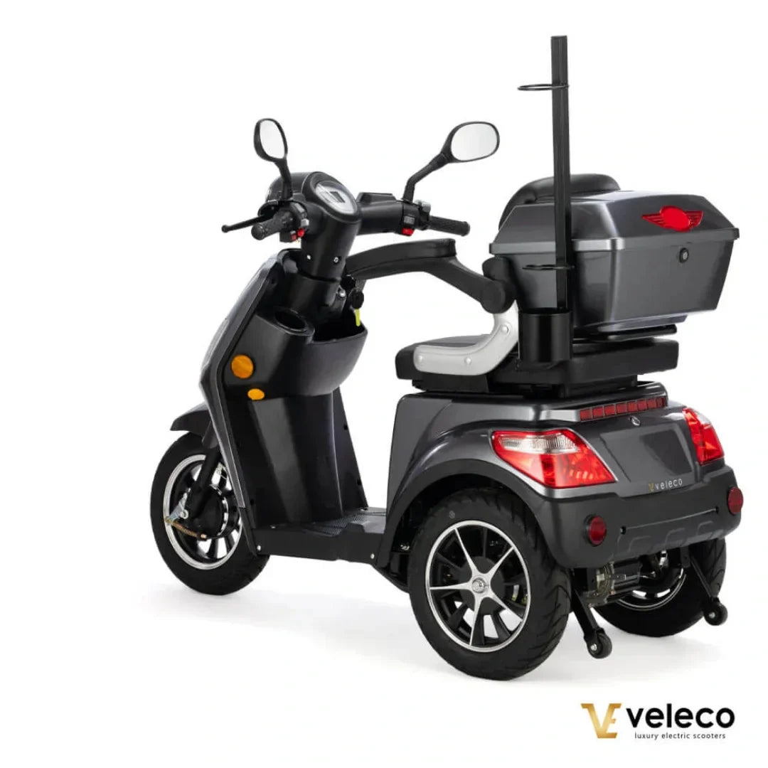 Veleco Draco – rear three-quarter view, dark grey colour variant
