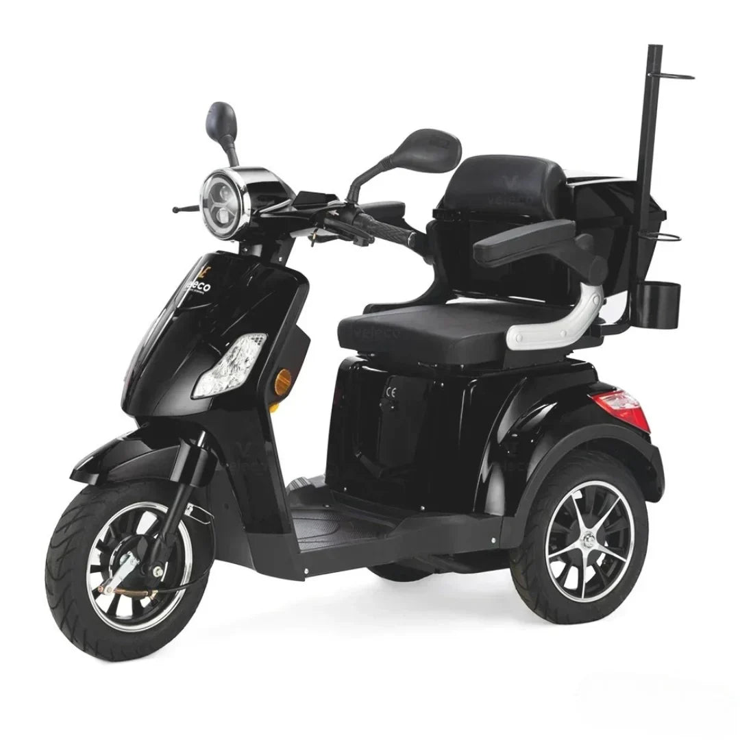 Veleco Draco – black colour variant, front three-quarter view
