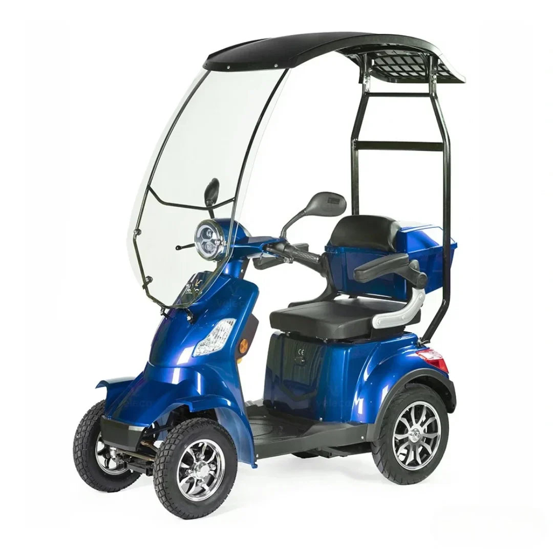 Veleco Faster – blue with canopy and windscreen