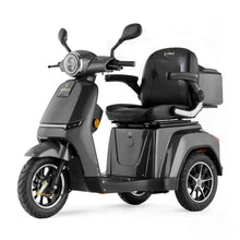 Electric Mobility Scooter Veleco Turris features a sleek design, comfortable seat, and sturdy wheels for easy maneuvering.