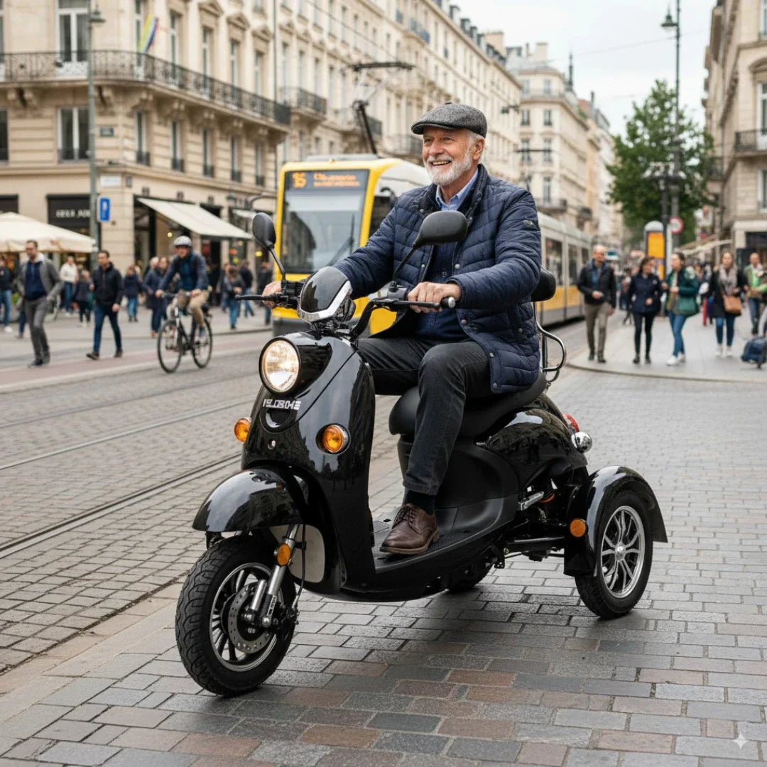 Veleco ZT63 – man riding in city