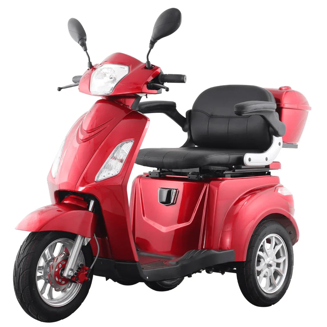 Vigorous VISTA 1 – red colour variant, front three-quarter view