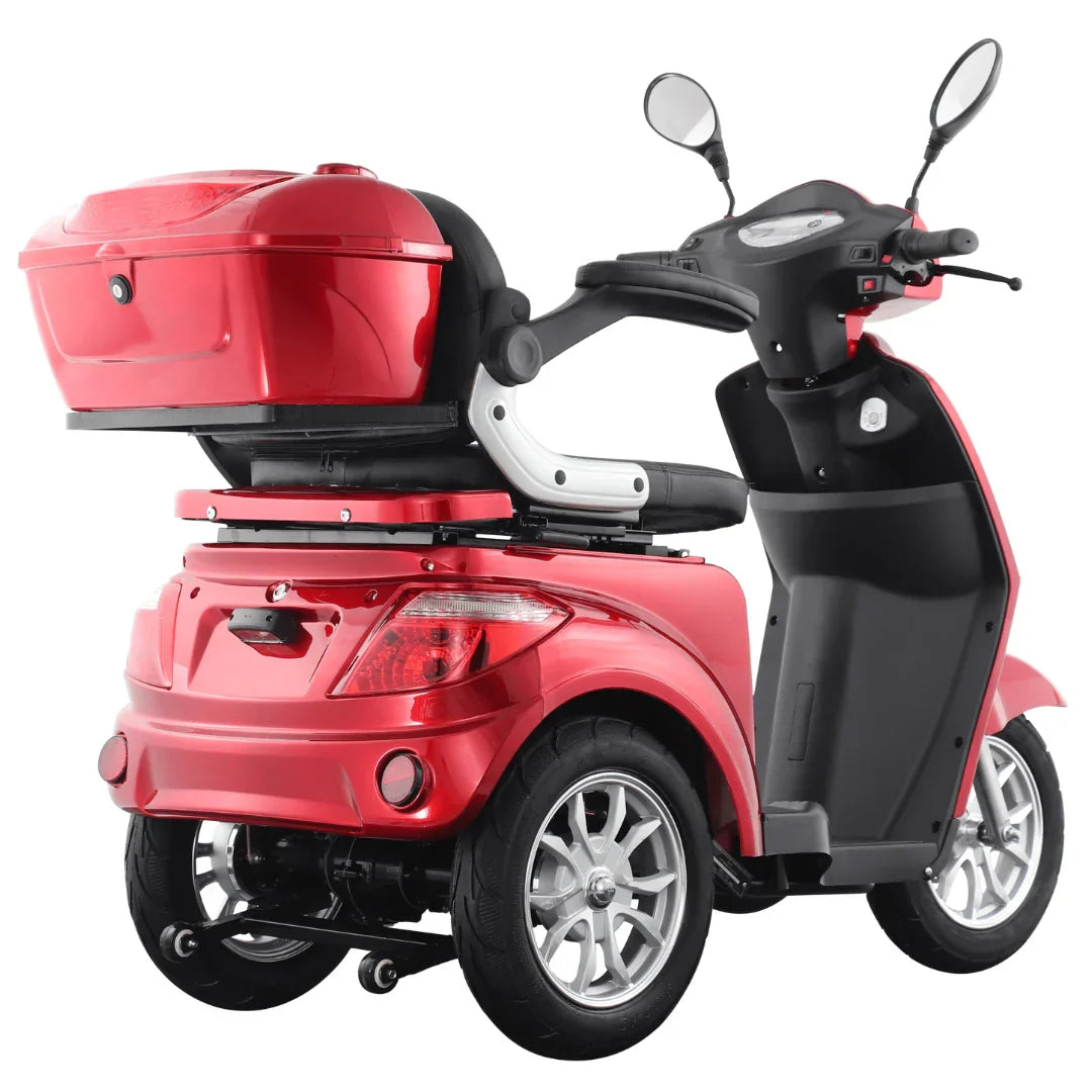 Vigorous VISTA 1 – red colour variant, rear three-quarter view