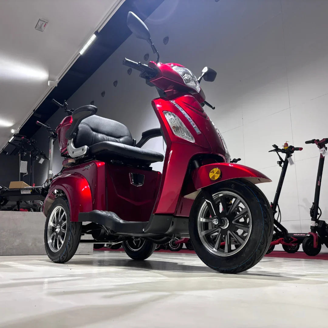 Vigorous VISTA 1 – red colour variant in showroom, front right