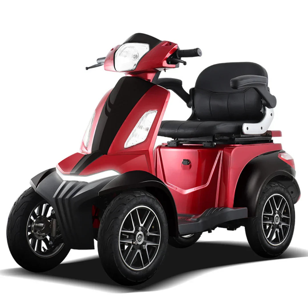 Vigorous VISTA Q1 – front three-quarter view, red colour variant