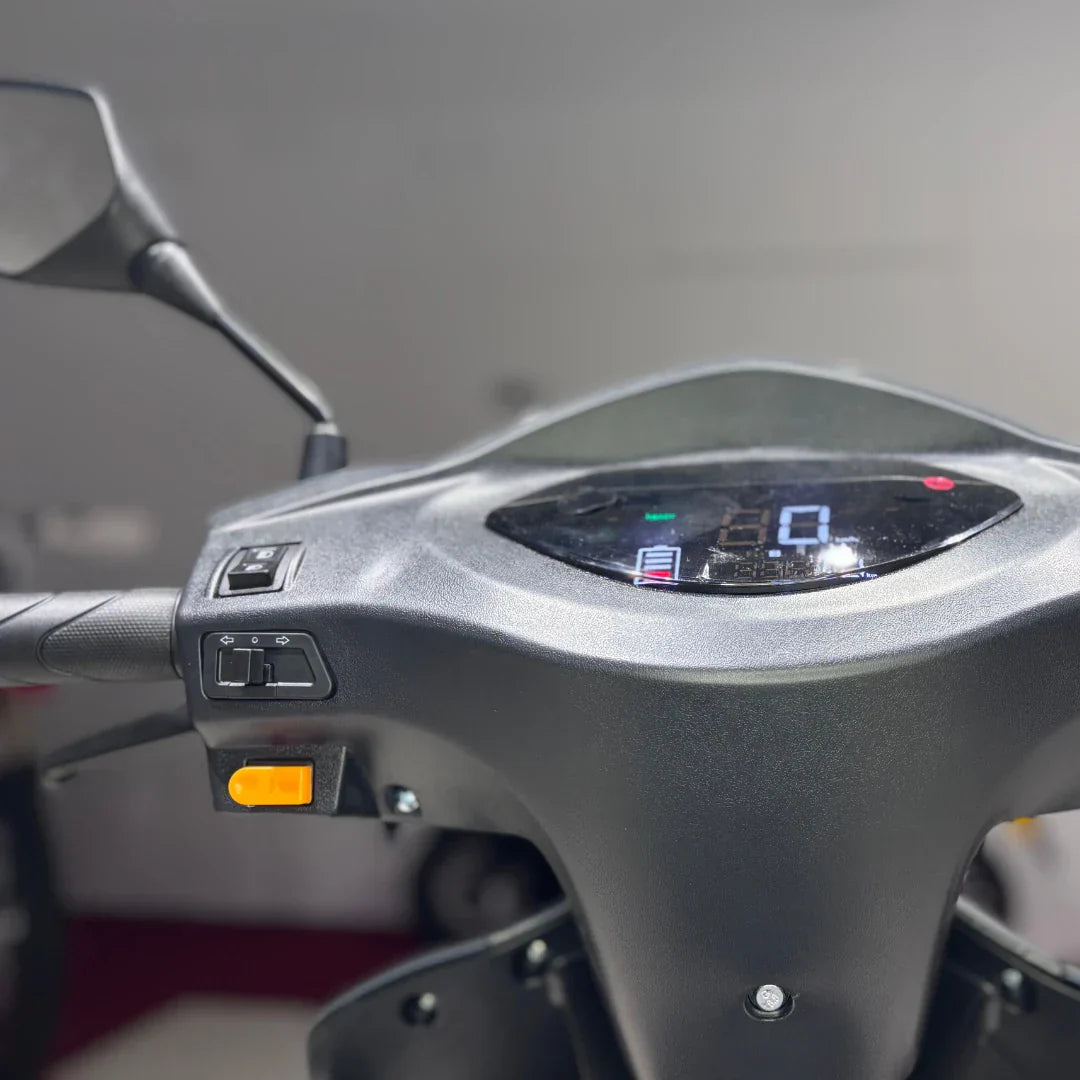 Vigorous VISTA Q1 – dashboard and left handlebar controls close-up