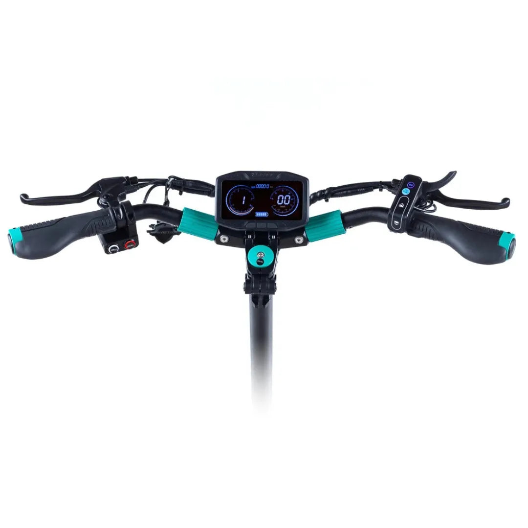 Electric scooter VSETT 9+ – handlebar and display, front view