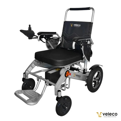 Electric Wheelchair Veleco Cosmo, features a sleek design, comfortable seating, and user-friendly controls.