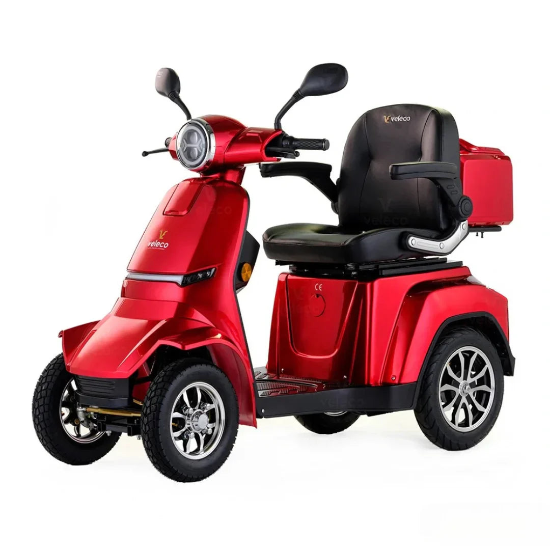 Veleco Gravis – red colour variant, front three-quarter view