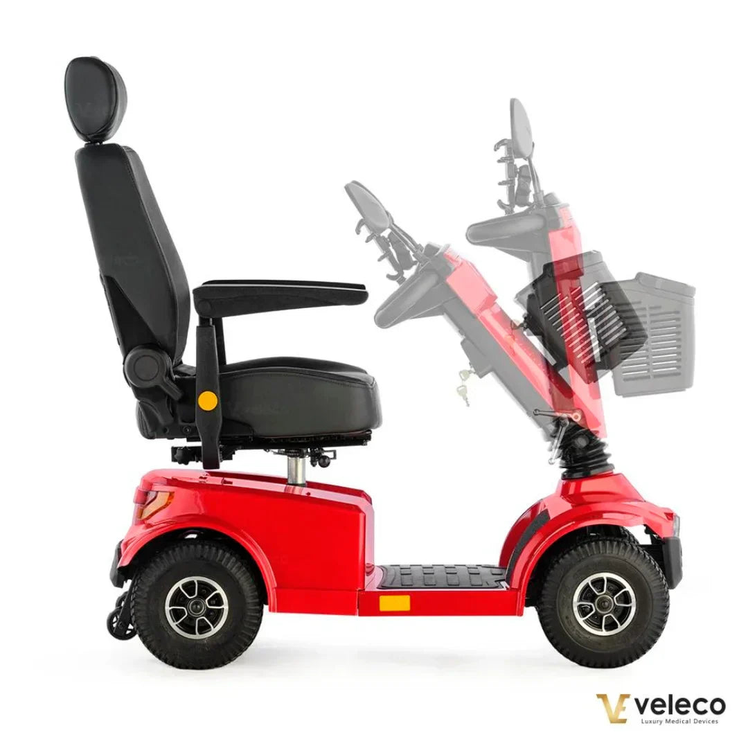 Veleco Jumpy – tiller angle adjustment animation