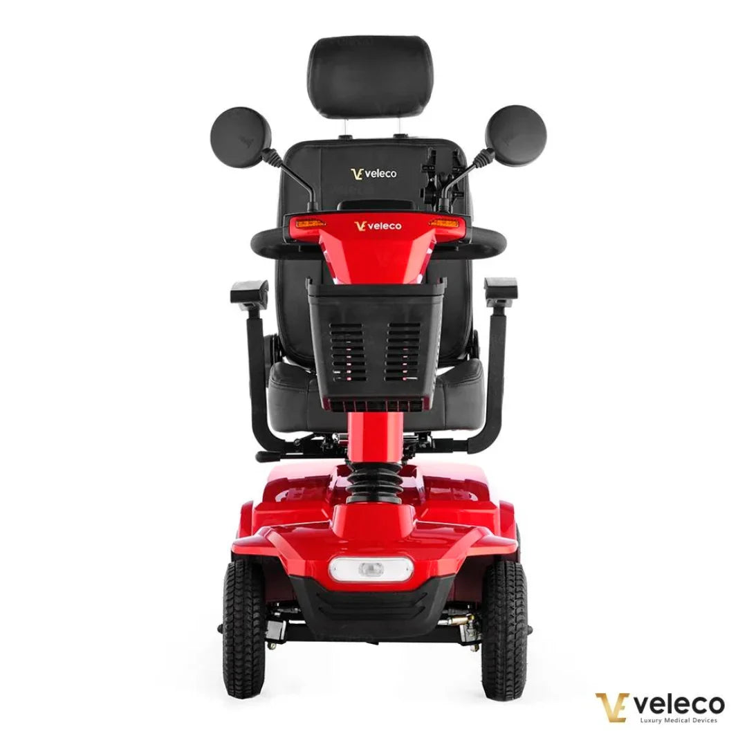 Electric Mobility Scooter Veleco Jumpy features a sleek design, comfortable seat, and robust build for easy navigation.