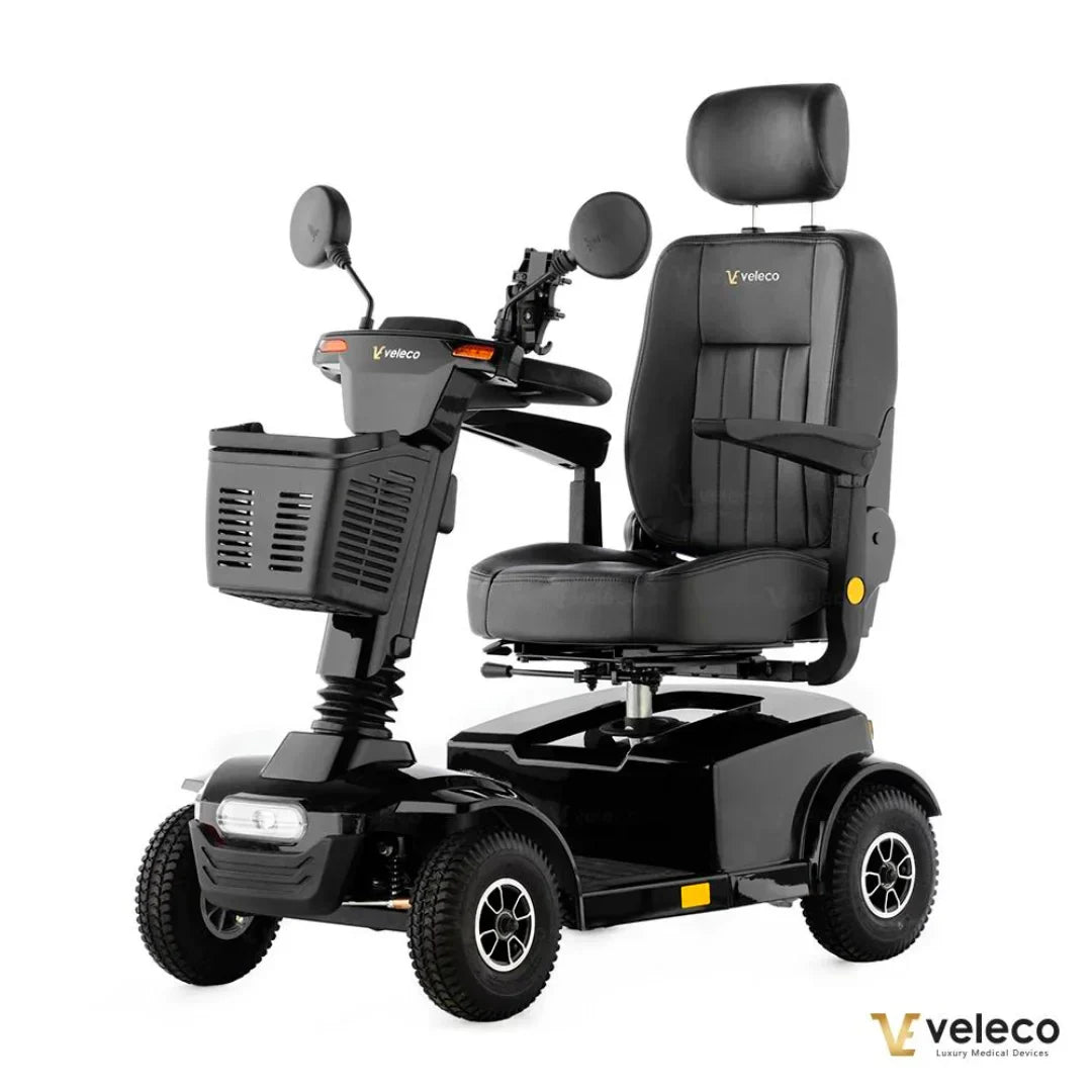 Veleco Jumpy – front three-quarter view, black colour variant