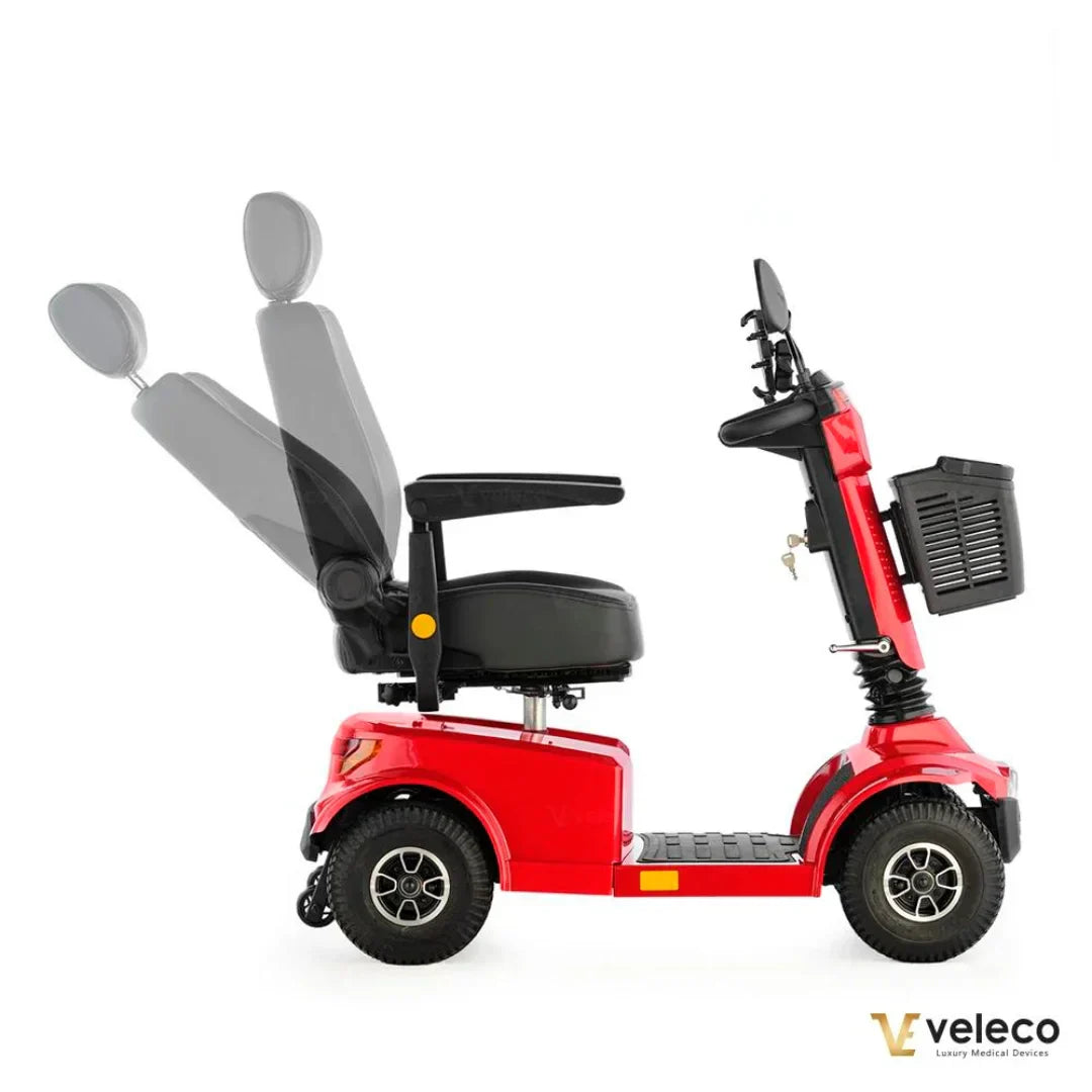Veleco Jumpy – side view with adjustable seat positions