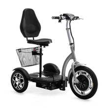 Electric Mobility Scooter Veleco Zt16, featuring a comfortable seat, a sturdy frame, and a convenient basket for storage.