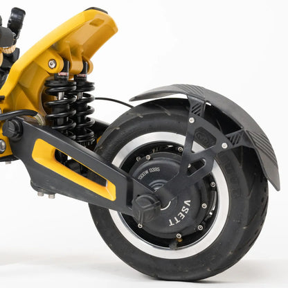 Electric Scooter Vsett 11 Super features a powerful motor, dual spring suspension, and robust rear tire design.