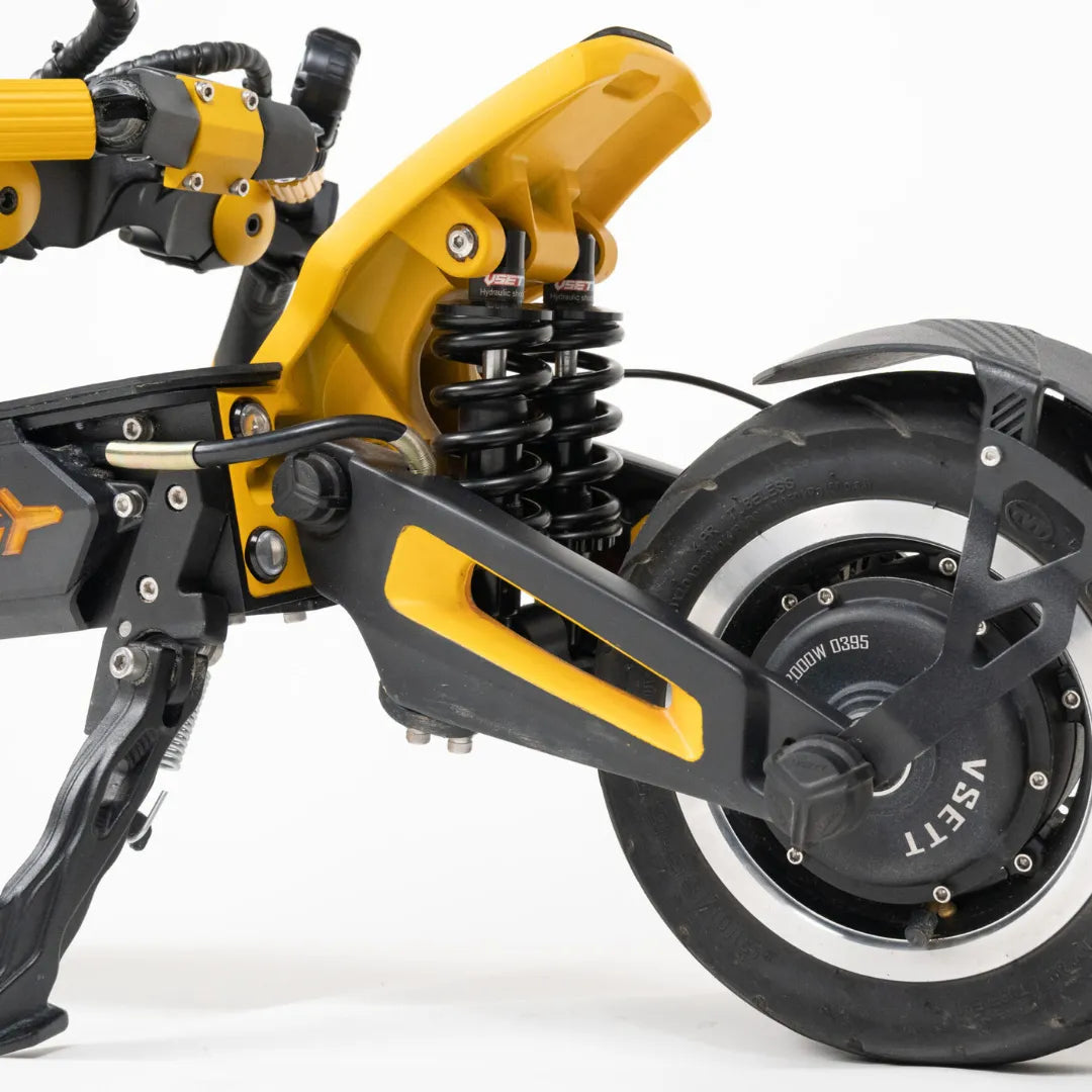Electric Scooter Vsett 11 Super features a robust design, powerful suspension system, and durable rear wheel.