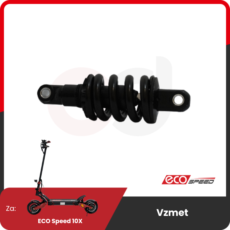 Shock Absorber for ECO Speed 10X – black shock absorber with spring