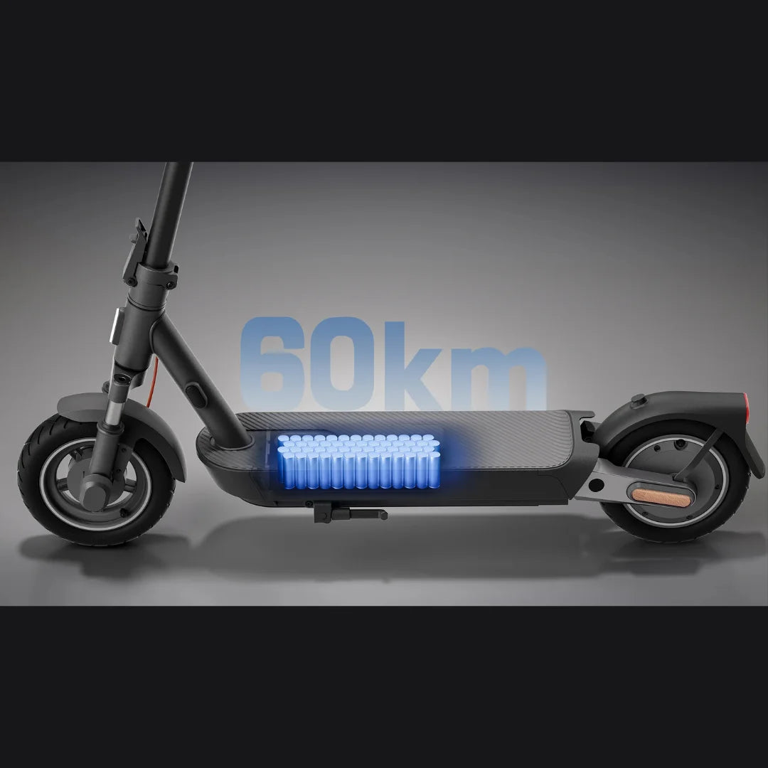 Electric Scooter Xiaomi 5 Pro features a sleek design, with a long-lasting battery offering up to 60 km range.