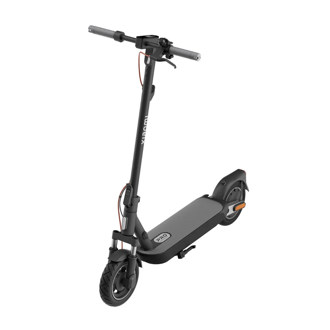 Electric Scooter Xiaomi 5 Pro features a sleek design, sturdy frame, and durable rubber tires for smooth rides.