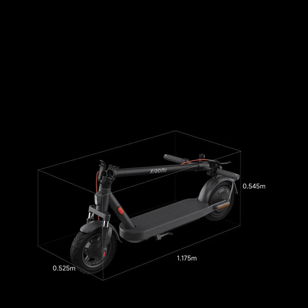 Electric scooter Xiaomi Elite – dimensions infographic