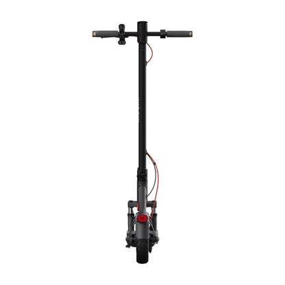 Electric Scooter Xiaomi Elite features a sleek design with a black frame and red accents, compact and lightweight.