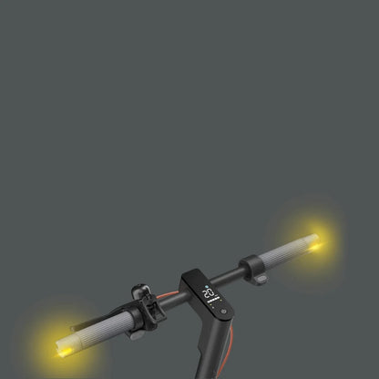 Electric Scooter Xiaomi 5 Max Gl features a sleek black design, illuminated handlebars, and a digital display.