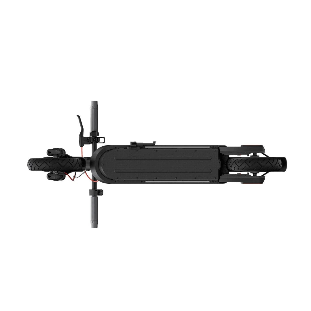 Electric Scooter Xiaomi 5 Max Gl has a sleek black design, features sturdy wheels, and ergonomic handlebars.