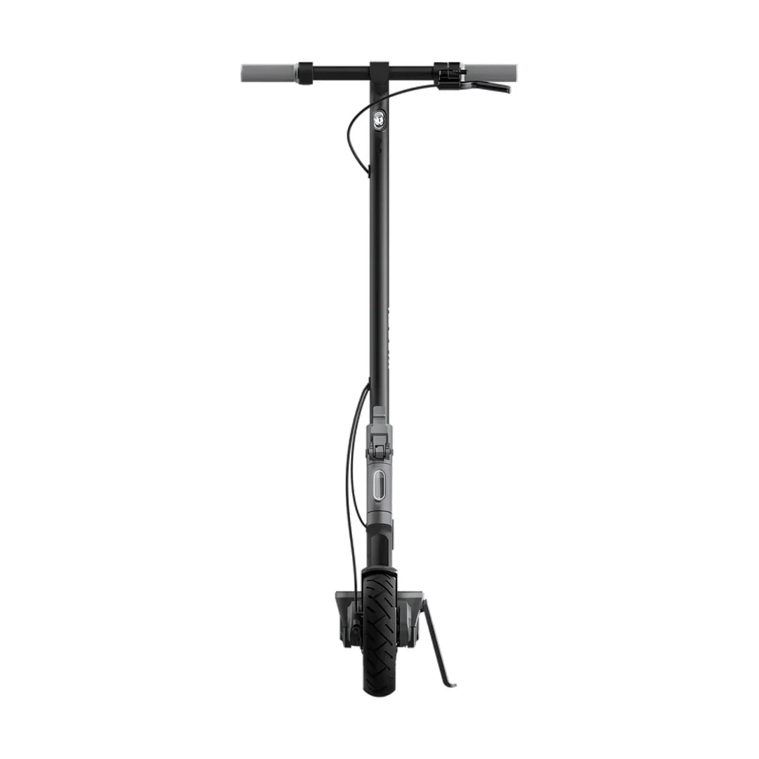 Electric Scooter Xiaomi 4 Ultra features a sleek black design, sturdy handlebars, and a robust front wheel.