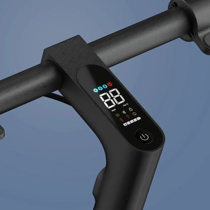 Electric Scooter Xiaomi 4 Ultra features a sleek digital display, showing speed, battery status, and controls.