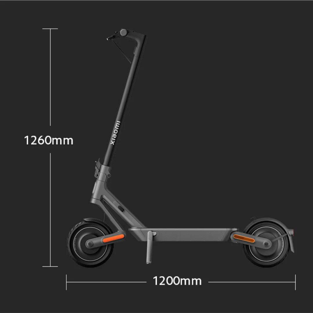 Električni romobil Xiaomi 4 ULTRA – pogled sa strane s dimenzijama