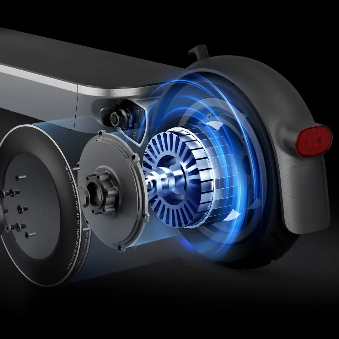 Električni romobil Xiaomi 4 ULTRA – pogled na presjek motora stražnjeg kotača