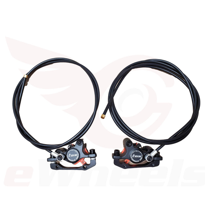 ZOOM Hydraulic Brakes – pair of brake calipers and cables
